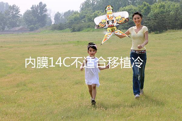 內(nèi)膜14C不適合移植冷凍胚胎要注意，不易懷孕請暫緩手術(shù)