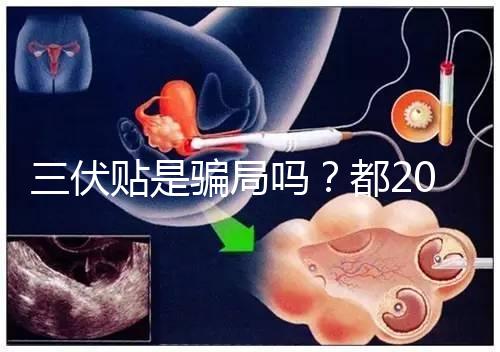 三伏貼是騙局嗎?都2024了,別人說它有害你還在深信不疑