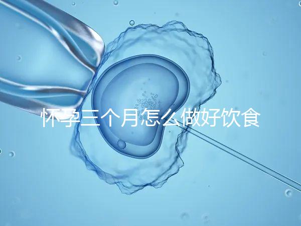 懷孕三個(gè)月怎么做好飲食安排?