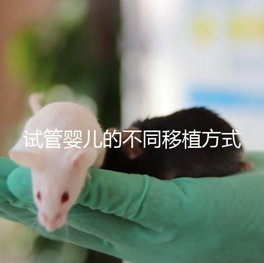 試管嬰兒的不同移植方式有哪些?