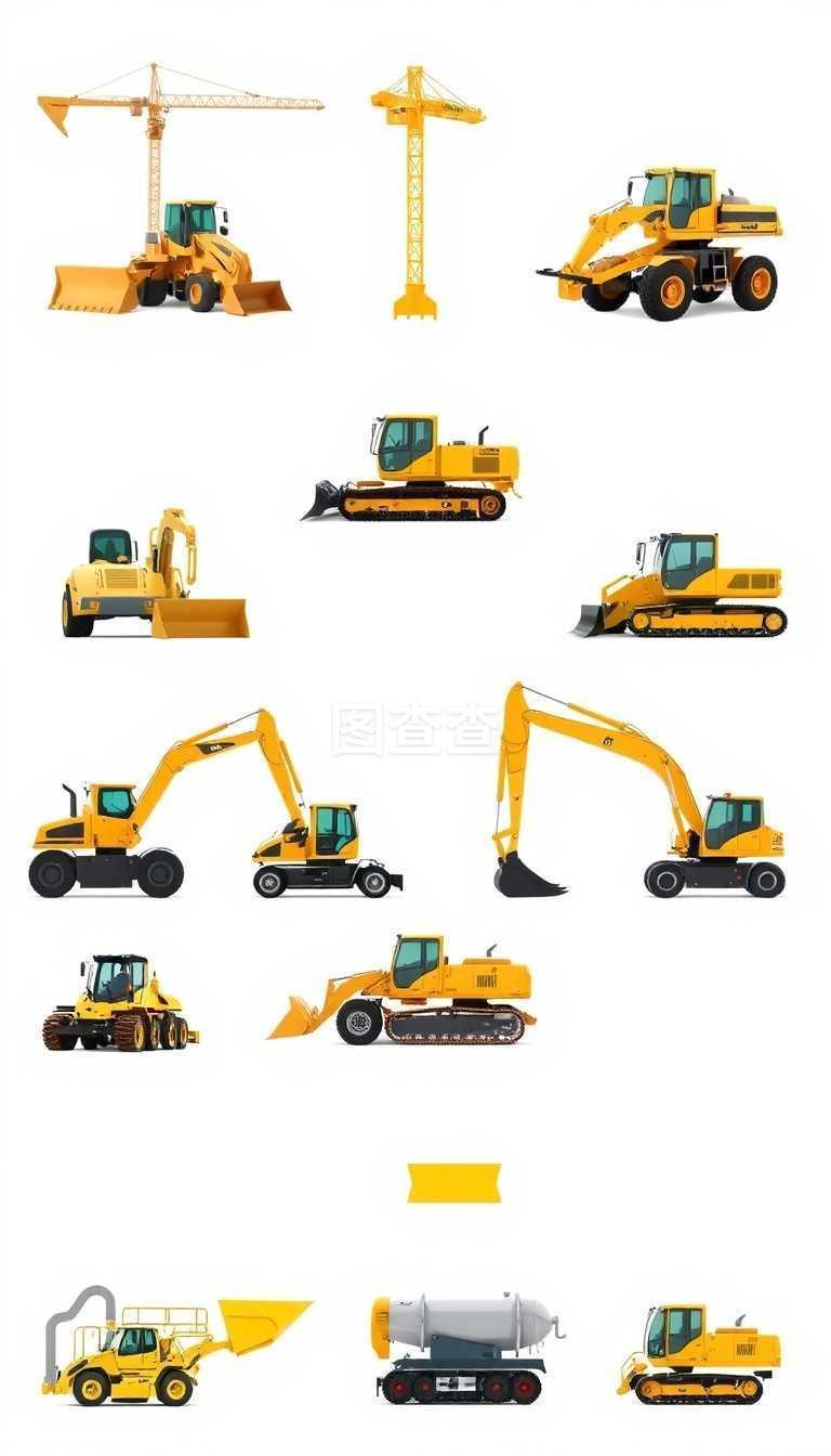 建筑工程機械 運輸、推土、裝載與挖掘設備的全面解析